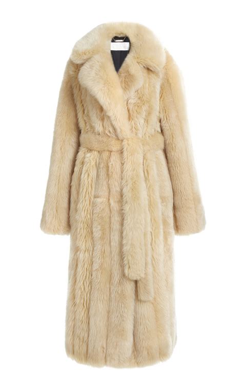 chloe shearling coat|chloe coat.